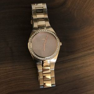 Guess rose gold watch